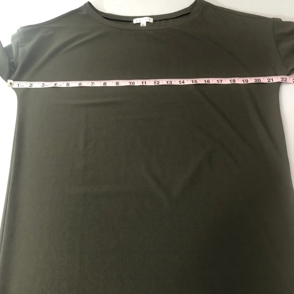 Leith Green Mini Shift Dress Size XS - Picture 7 of 11